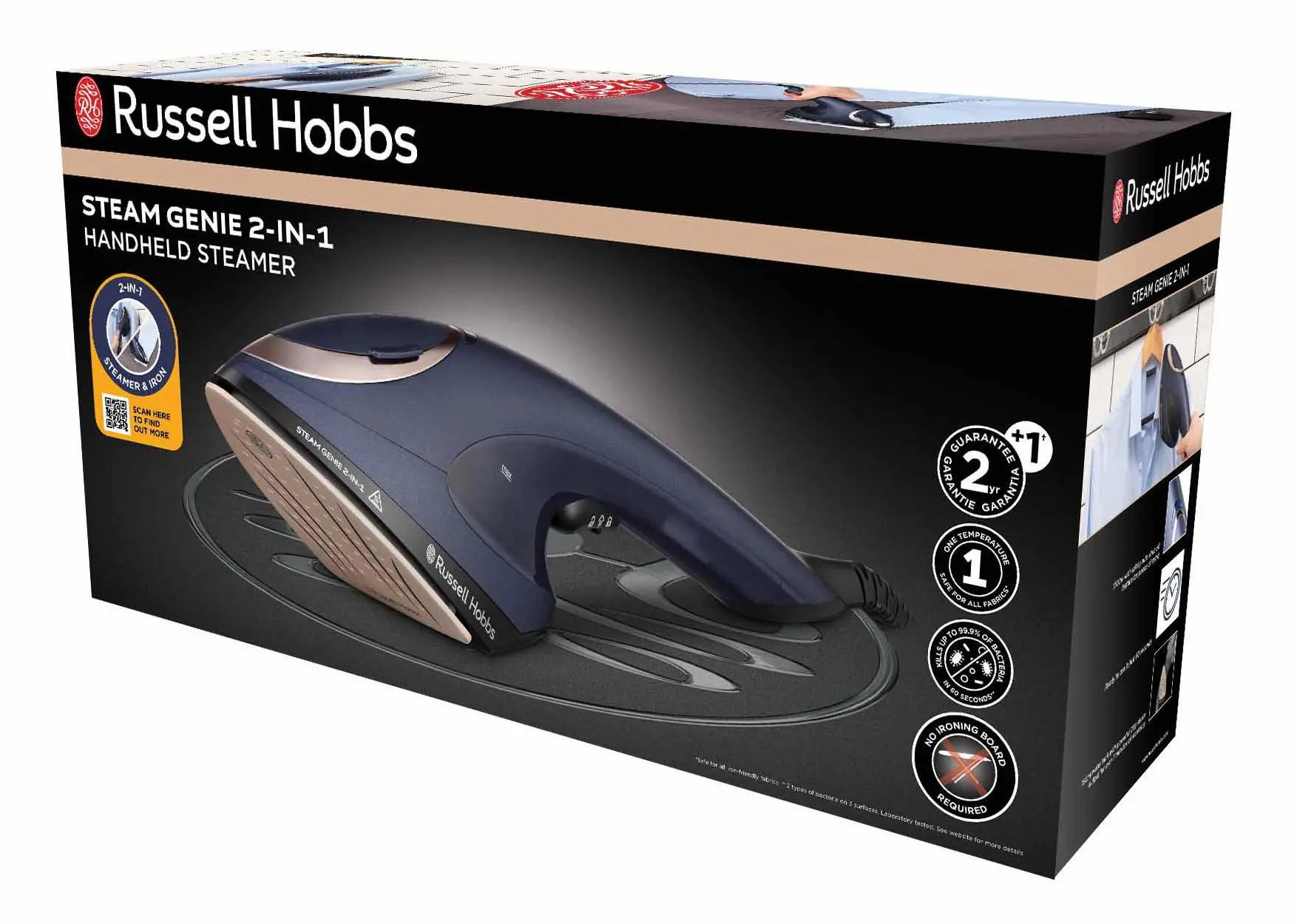Parownica do ubrań Russell Hobbs Steam Genie 2 in 1 28370-56 1700W