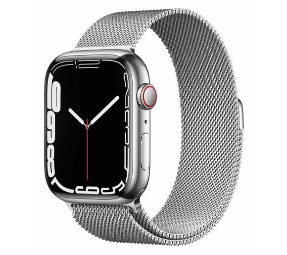 Smartwatch Apple Watch Series 7 GPS + Cellular 41mm (srebrny)