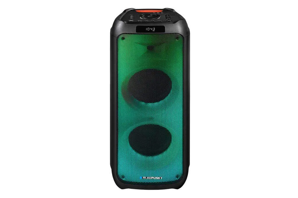 Power Audio Blaupunkt PartyBox PB10DB 80W Bluetooth Radio FM Mikrofon Karaoke Czarny