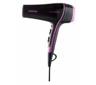 Suszarka do włosów Zelmer ZHD8360 Jonizacja Dyfuzor Zimny nawiew 2400W 2 prędkości nadmuchu 3 poziomy temperatury