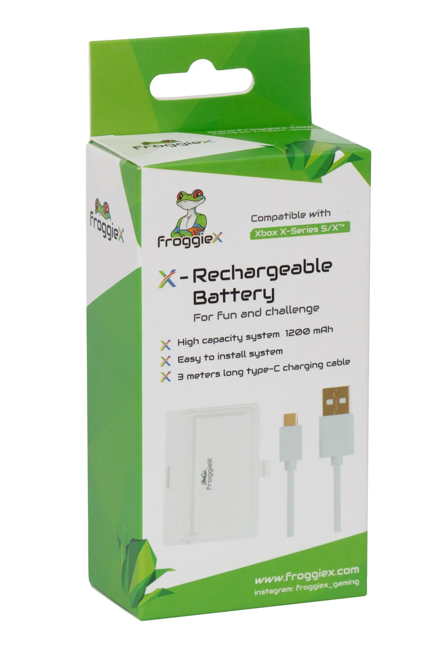 Akumulator FroggieX FX-XS-B2-W wymienny do pada Xbox Series X/S