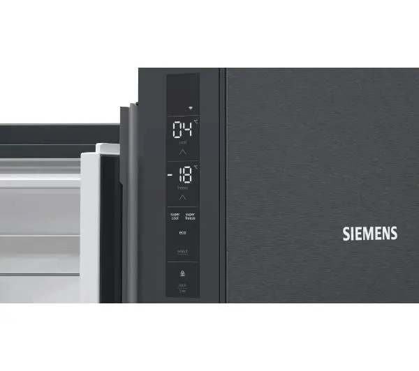 Siemens iQ300 KF96NAXEA Pełny No Frost 183cm Szuflada z kontrolą wilgotności Zdalne sterowanie Ciemna Stal Nierdzewna - DRUGI -30%, ALBO 5-TY ZA 1ZŁ - Kup na Raty - RRSO 0%
