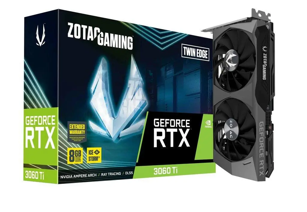 Karta graficzna Zotac GeForce RTX 3060 Ti Twin Edge LHR 8GB GDDR6 256bit DLSS