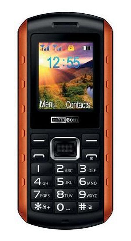 Telefon Maxcom MM901 Neptun (czarno-pomarańczowy)