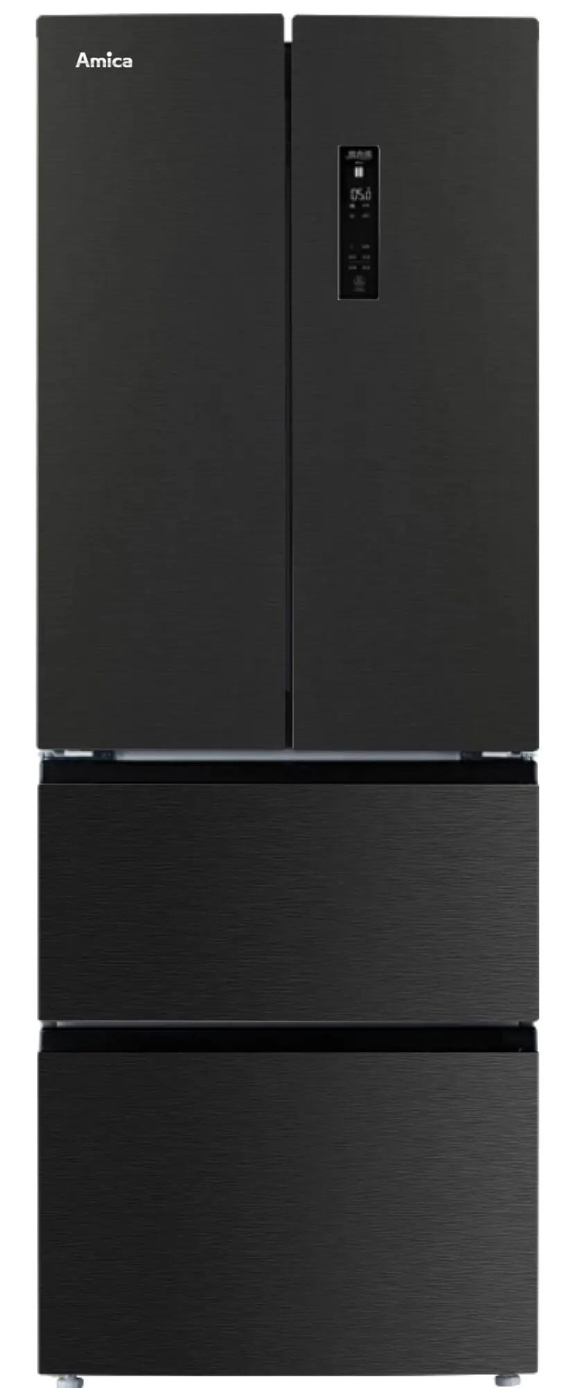 Lodówka Amica FY3269.6DFBX Pełny No Frost 180,3cm Czarny Inox