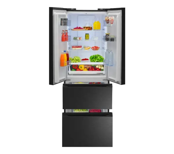 Amica FY3269.6DFBX Pełny No Frost 180,3cm Czarny Inox - DRUGI -30%, ALBO 5-TY ZA 1ZŁ - Kup na Raty - RRSO 0%
