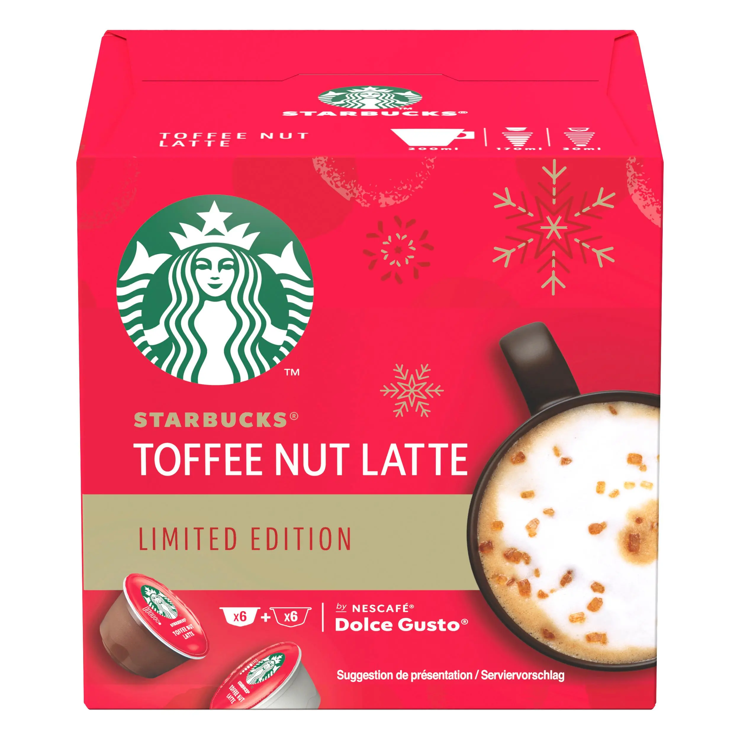Kapsułki Starbucks Nescafe Dolce Gusto Toffee Nut Latte 12szt.