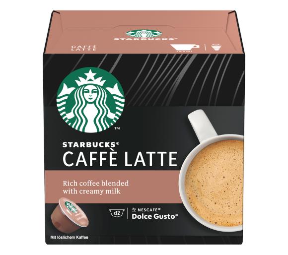 kawa Starbucks Caffe Latte