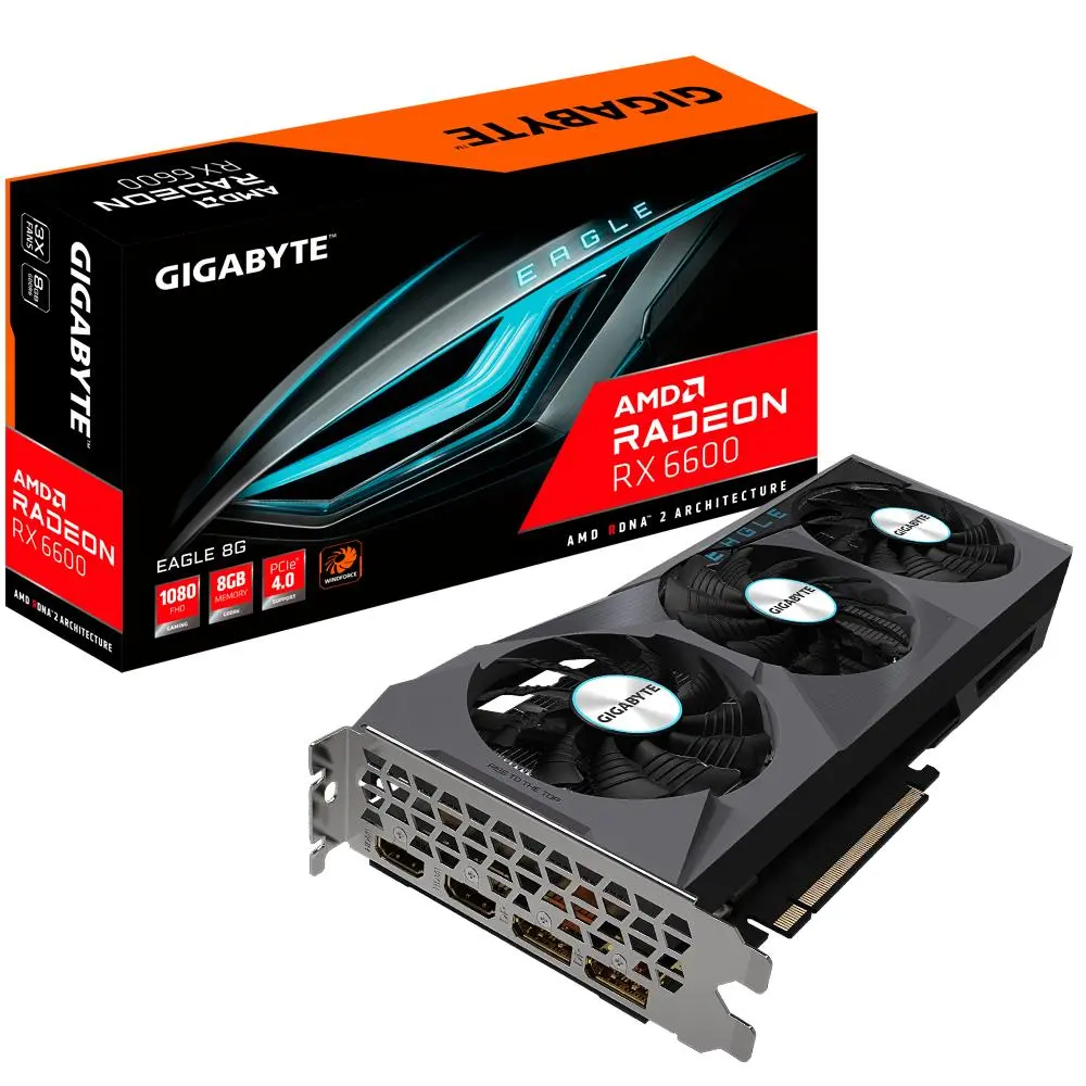 Karta graficzna Gigabyte Radeon RX 6600 EAGLE 8GB GDDR6 128bit FSR