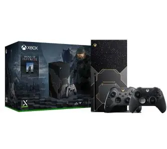 Konsola Xbox Series X 1TB z napędem + Dodatkowy Pad Elite Series 2 + Halo Infinite Edycja Limitowana