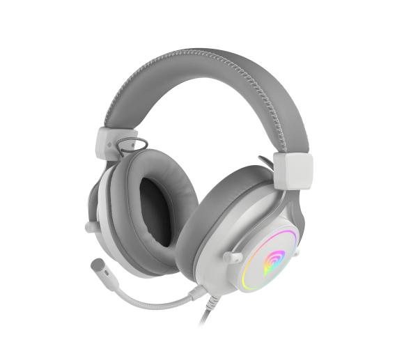 słuchawki z mikrofonem Genesis Neon 750 RGB (biały)