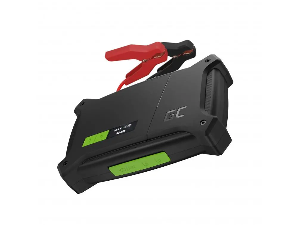 Powerbank Green Cell PowerBoost Car Jump Starter / 16000mAh 60W Czarny