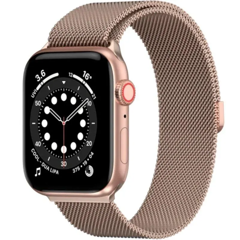 Bransoleta SwitchEasy Mesh Watch 42/44/45mm Różowo-złoty