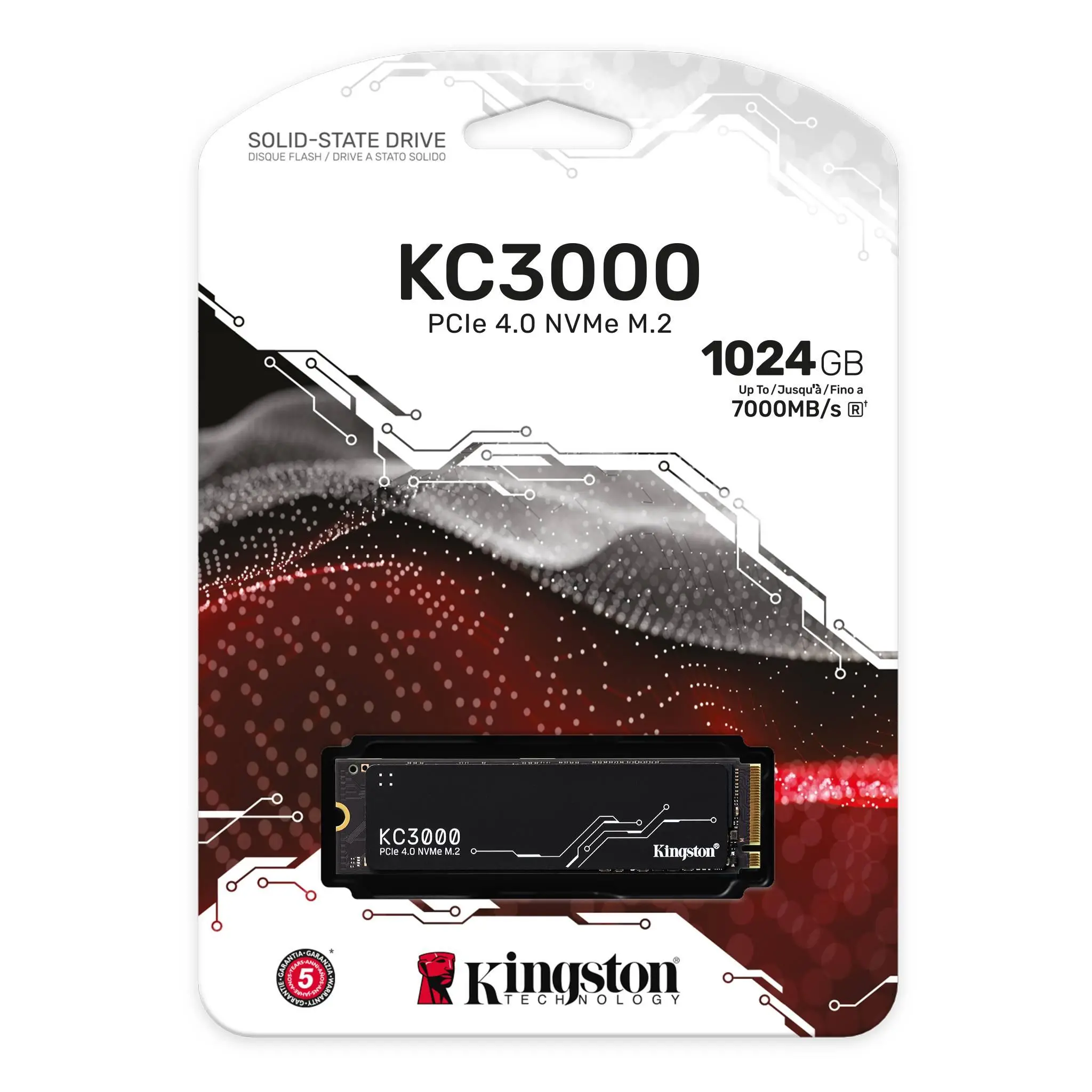 фото SSD накопичувач Kingston KC3000 1024 GB (SKC3000S/1024G) 2