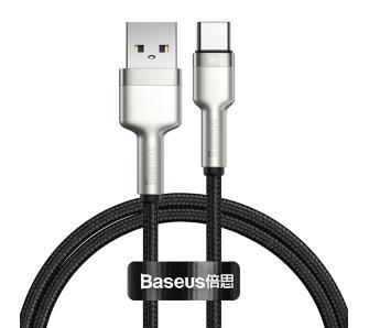 Kabel Baseus USB do USB-C Cafule 66W 1m Czarny