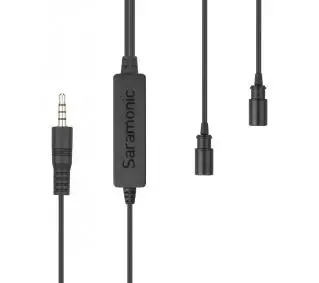 Saramonic LavMicro 2M zestaw dwóch mikrofonów Przewodowy Pojemnościowy Czarny