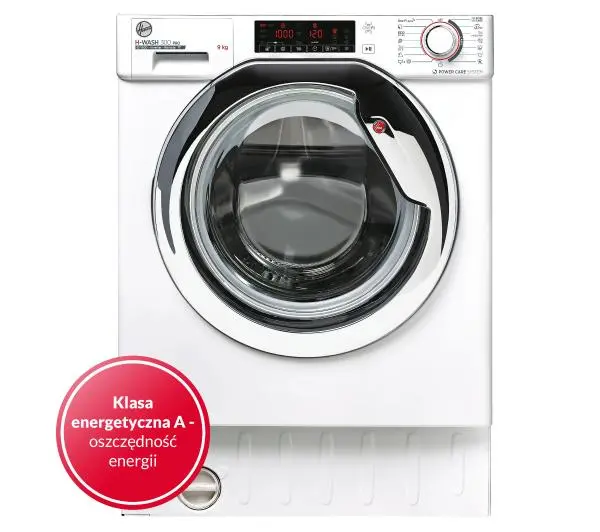 Hoover H-Wash 300 Pro HBWO 916TAMCE-S 9kg 1600obr/min Zdalne sterowanie - DRUGI -30%, ALBO 5-TY ZA 1ZŁ - Kup na Raty - RRSO 0%