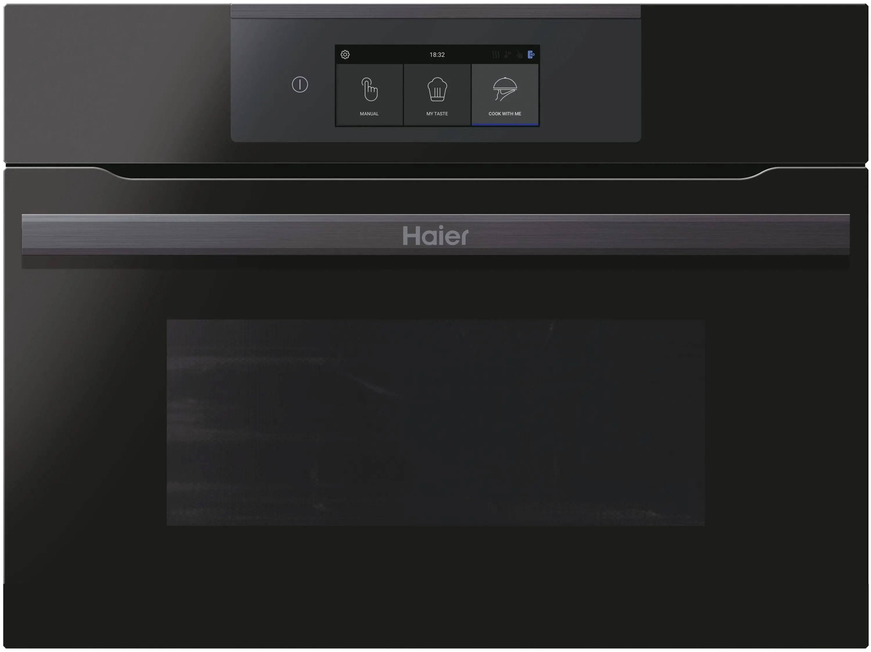 Piekarnik z mikrofalą Haier I-Touch Compact 4 HWO45NB4T0B1 Termoobieg Czarny