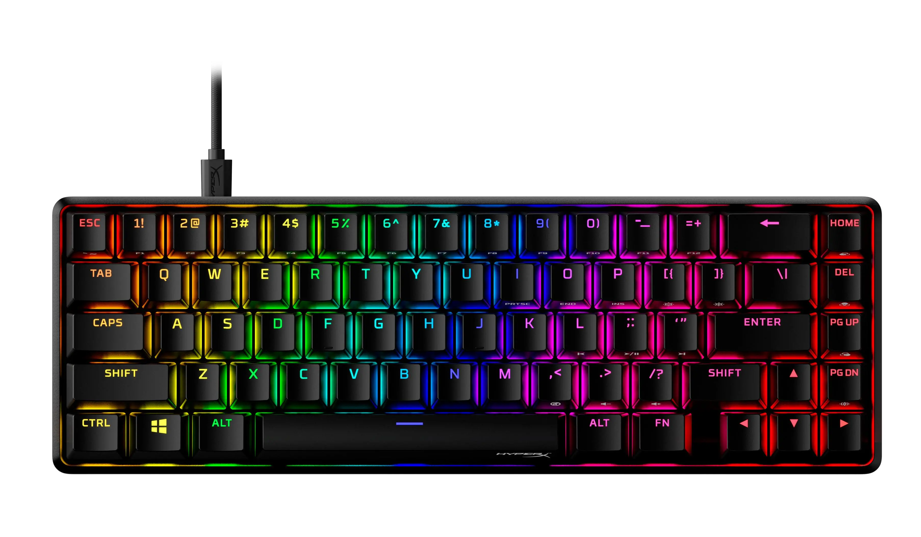 Klawiatura mechaniczna HyperX Alloy Origins 65 Red Switch Czarny