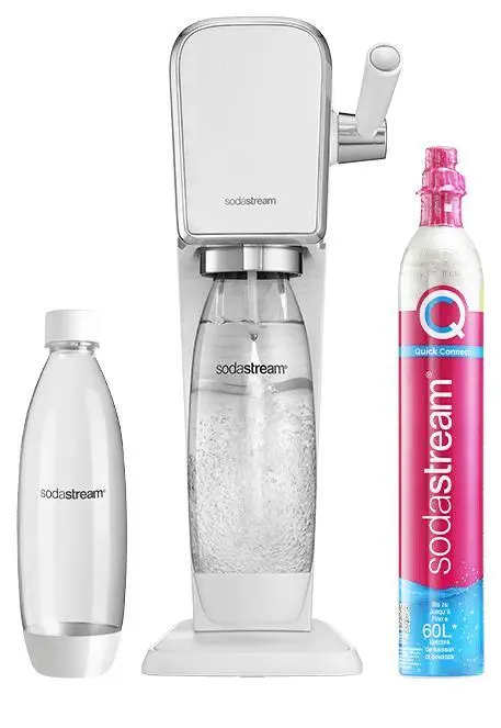 Saturator Sodastream ART Biały + Nabój z gazem CO2