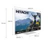 Telewizor Hitachi 55HK5300W 55" LED 4K Smart TV Dolby Atmos DVB-T2