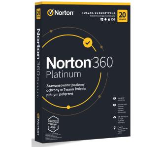 Antywirus Norton 360 Platinum 100GB 20 Urządzeń/1 Rok