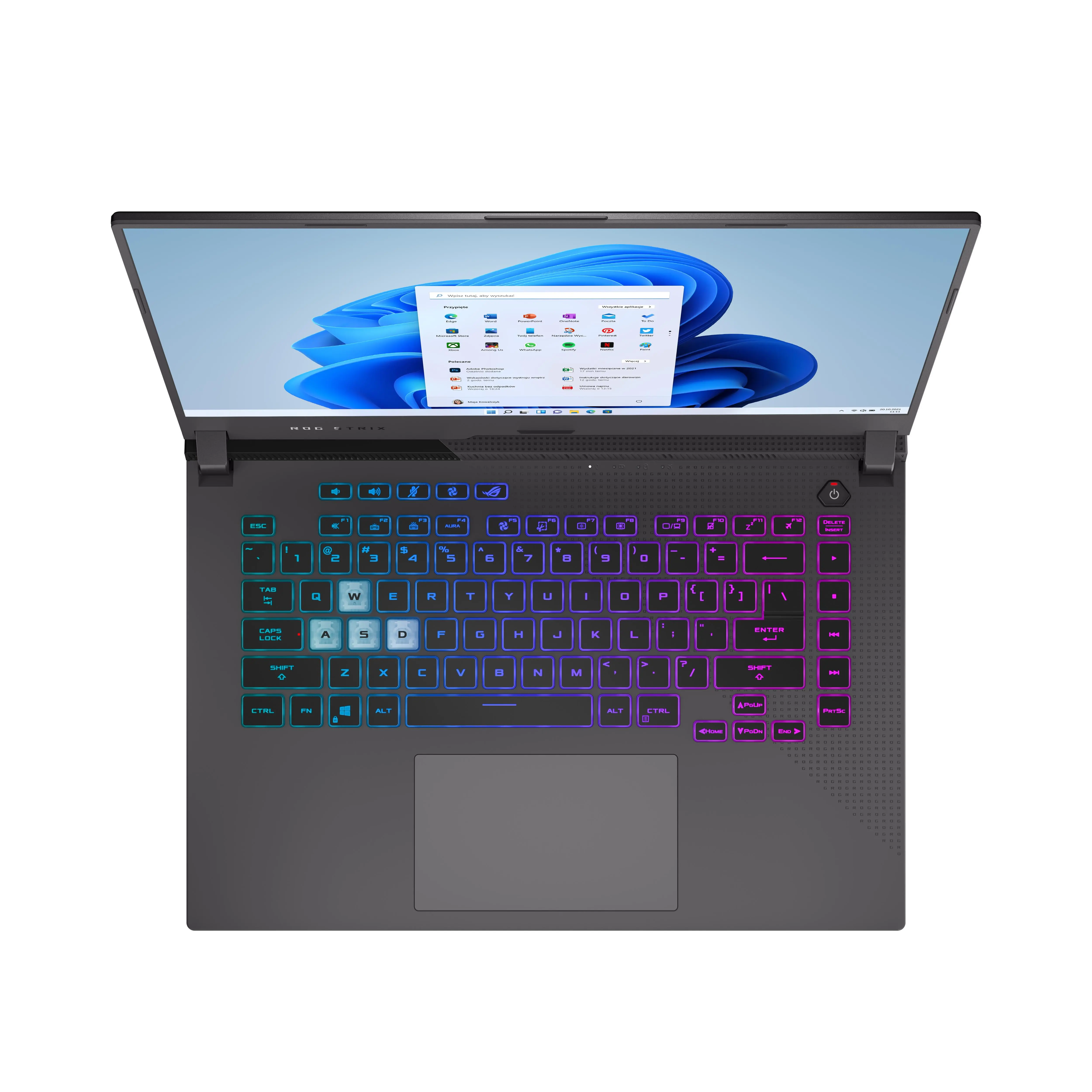Laptop gamingowy ASUS ROG Strix G15 G513IM-HN008W 15,6" 144Hz R7 4800H 16GB RAM 512GB Dysk SSD RTX3060 Win11 Czarny