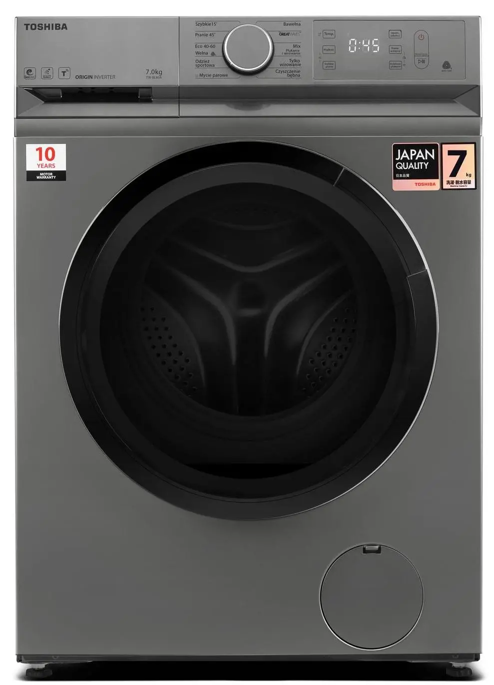 Pralka Toshiba TW-BL80A2PL SS Slim 7kg 1200obr/min Zdalne sterowanie