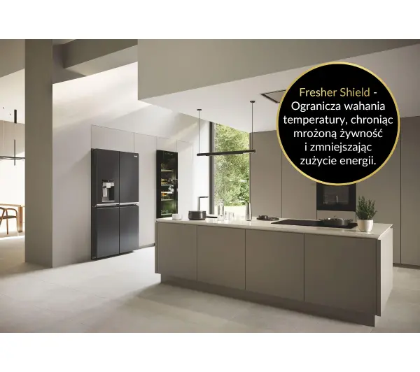 Haier Seria 7 HCR7918EIMB Pełny No Frost 177,5cm Dystrybutor wody Czarny Inox - DRUGI -30%, ALBO 5-TY ZA 1ZŁ - Kup na Raty - RRSO 0%