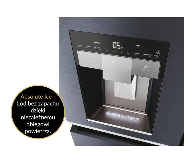 Haier Seria 7 HCR7918EIMB Pełny No Frost 177,5cm Dystrybutor wody Czarny Inox - DRUGI -30%, ALBO 5-TY ZA 1ZŁ - Kup na Raty - RRSO 0%