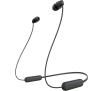 Słuchawki bezprzewodowe Sony WI-C100 Dokanałowe Bluetooth 5.0 Czarny