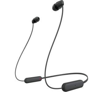 Słuchawki bezprzewodowe Sony WI-C100 Dokanałowe Bluetooth 5.0 Czarny