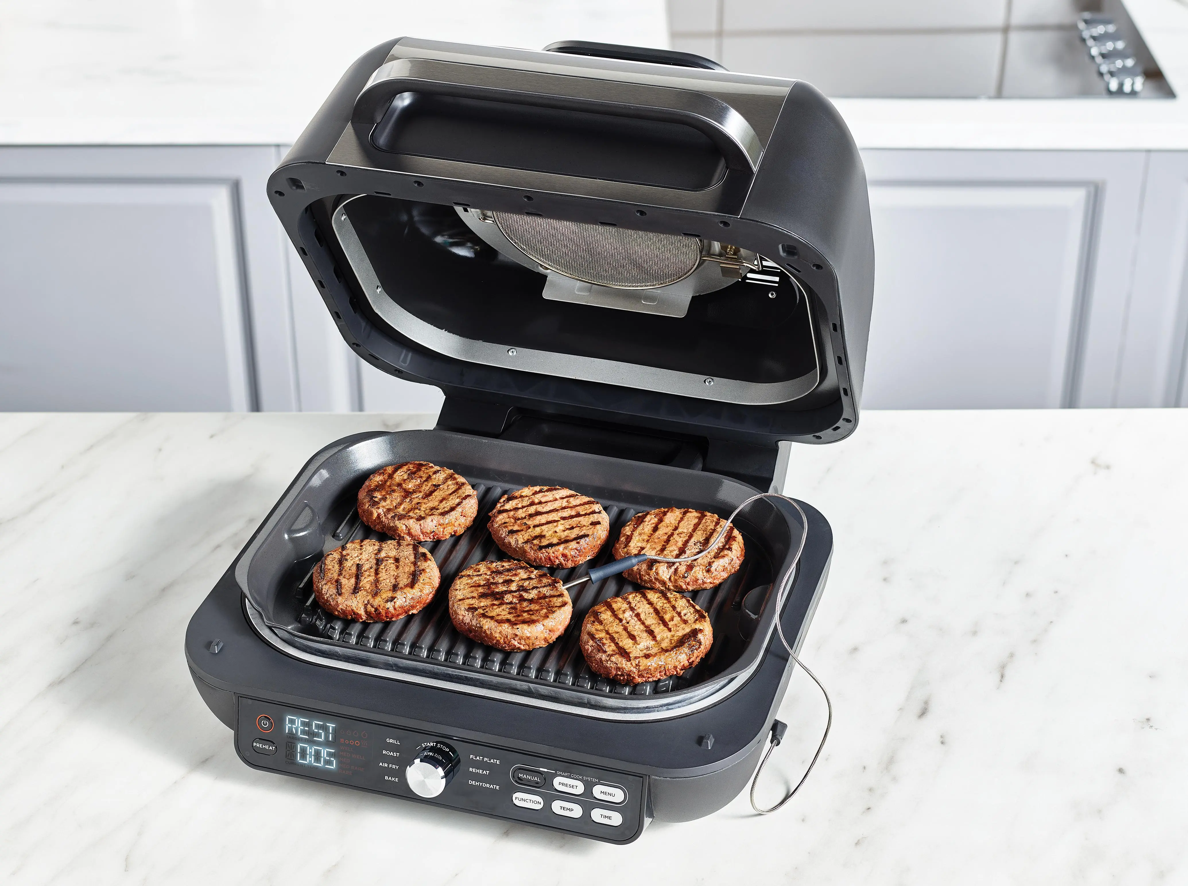 Фото Мультипіч (аерофритюрниця) Ninja Foodi Max Pro Grill AG651EU
