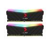 Pamięć RAM PNY XLR8 Gaming EPIC-X RGB DDR4 16GB (2 x 8GB) 3600 CL18 Czarny