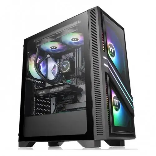 Obudowa Thermaltake Versa T35 Tempered Glass RGB Czarny