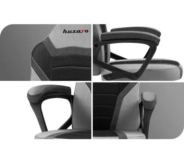 Huzaro Ranger 1.0 Mesh Dla dzieci do 130kg Tkanina Szary