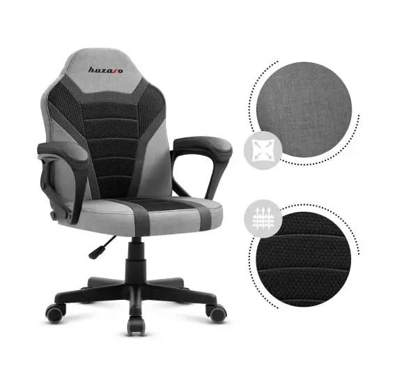 Huzaro Ranger 1.0 Mesh Dla dzieci do 130kg Tkanina Szary