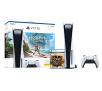 Konsola Sony PlayStation 5 (PS5) z napędem + Horizon Forbidden West + Uncharted: Kolekcja Dziedzictwo Złodziei