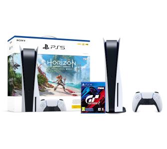 konsola PS5 Sony PlayStation 5 (PS5) + Horizon Forbidden West + Gran Turismo 7