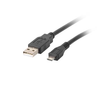 Kabel Lanberg USB 2,0 M do microUSB 1,8m Czarny