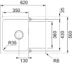 Zlewozmywak Franke Orion OID 611-62 Tectonite Beżowy