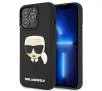 Etui Karl Lagerfeld 3D Rubber Karl`s Head KLHCP13LKH3DBK do iPhone 13 Pro Czarny