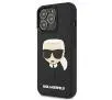 Etui Karl Lagerfeld 3D Rubber Karl`s Head KLHCP13LKH3DBK do iPhone 13 Pro Czarny