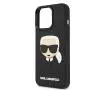 Etui Karl Lagerfeld 3D Rubber Karl`s Head KLHCP13LKH3DBK do iPhone 13 Pro Czarny