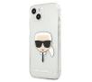 Etui Karl Lagerfeld Glitter Karl`s Head KLHCP13SKHTUGLS do iPhone 13 mini
