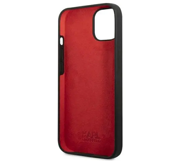 Karl Lagerfeld Silicone Plaque KLHCP13SSLMP1K do iPhone 13 mini