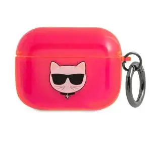 Karl Lagerfeld KLAPUCHFP Choupette Head AirPods Pro Cover Pomarańczowy
