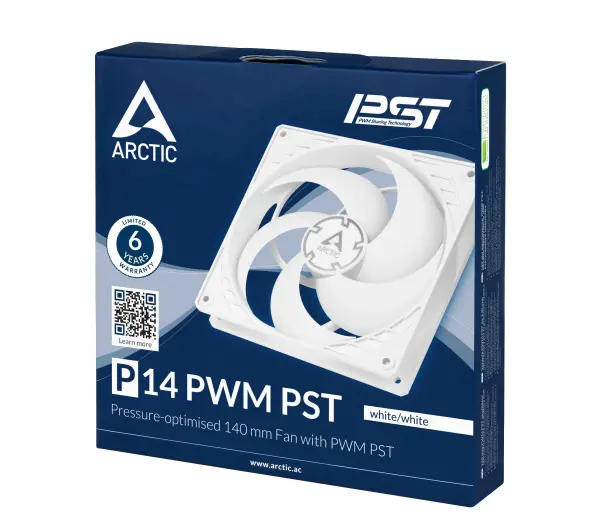 Arctic P14 PWM PST 140mm Biały