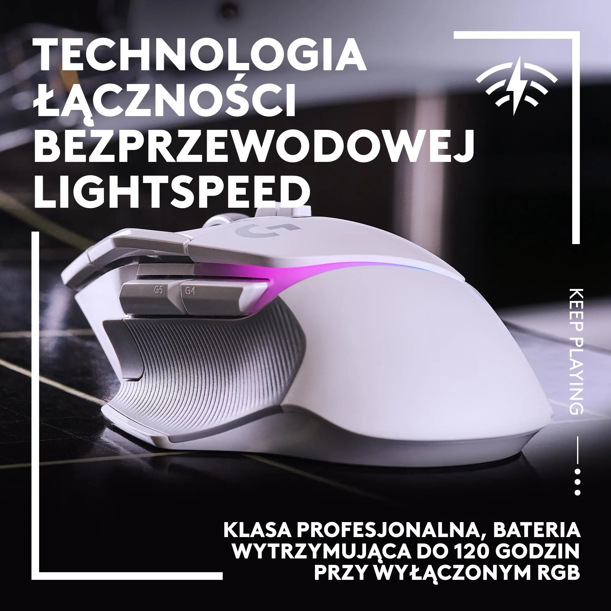 Myszka gamingowa Logitech G502 X Plus Biały - Opinie, Cena