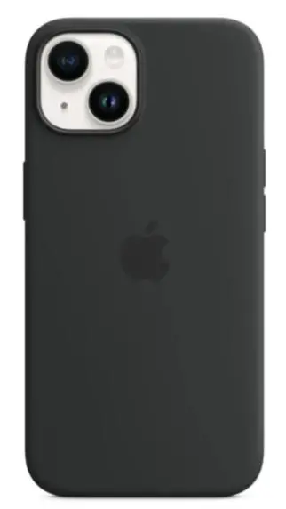 Etui Apple silikonowe z MagSafe do iPhone 14 Północ